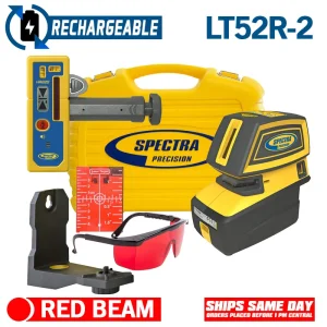 Spectra Precision LT52R-2 Point and Line Laser Tool – Rechargeable Batteries and HR1220 Receiver - view 2