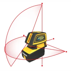 Spectra Precision LT52R-2 Point and Line Laser Tool – Rechargeable Batteries and HR1220 Receiver - view 3