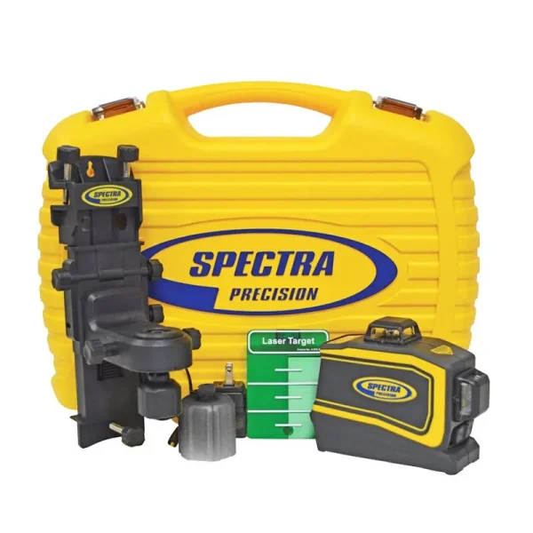 Spectra Precision LT58G-2 Universal Laser Layout Tool with Green Beams with Receiver