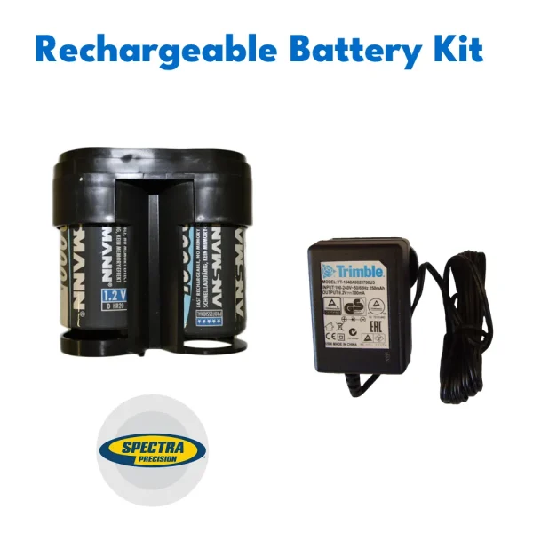 Spectra Precision Q104234-KIT Rechargeable Kit NiMH – Batteries and 110V Charger for Spectra Rotary Lasers