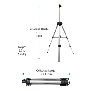 Spectra Precision TR10 Compact Elevating Laser Tripod - view 3
