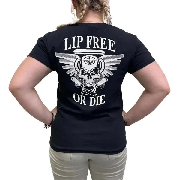 CD Products Lip Free or Die Women’s T-Shirt | Medium