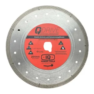 iQ Power Tools 10″ Q-Drive Plus Dry Diamond Blade – Finishing Touch