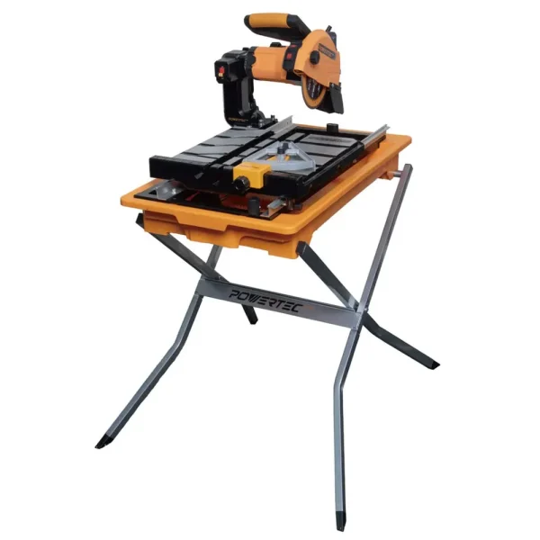 POWERTEC 24″ Wet Tile Saw with Stand
