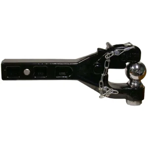 Croft Trailer Supply Receiver Mount Pintle Hook Combination with 2″ Hitch Ball