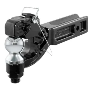 Croft Trailer Supply 2.5″ Receiver Mount Pintle Hook Combination with 5/16″ Hitch Ball