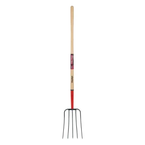 Truper Manure Fork, 5 Tines, Hardwood