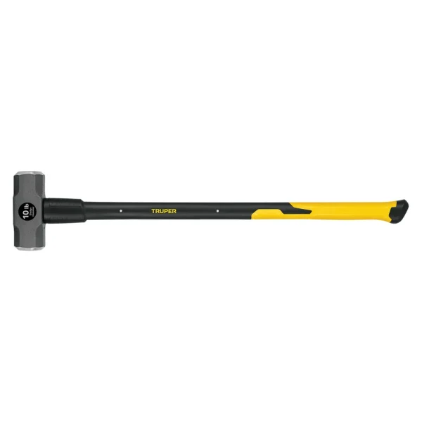 Truper 10 lb. Sledge Hammer, Ergo Fiberglass Handle MD-10F