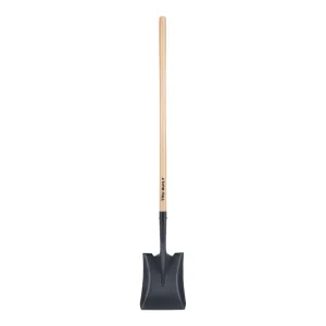 Truper Square-Point Shovel, Turned Steps, Wood Handle PCL-PE