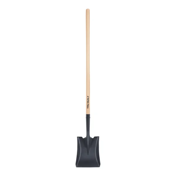 Truper Square-Point Shovel, Turned Steps, Wood Handle PCL-PE