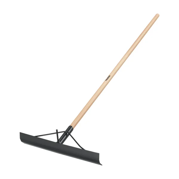 Truper Concrete Mover, Aluminum Head, Wood Handle