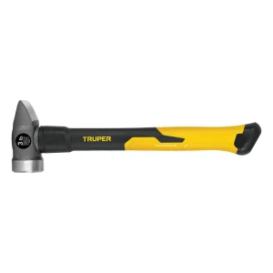 Truper 3 lb. Cross-Pein Hammer, Ergo Fiberglass Handle, Oversized Face CRP-3D-F
