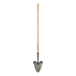 Truper Round Point Floral Shovel, Wood Handle, Midsize Steps EZ Digger