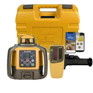 Topcon RL-HV1S Self-Leveling Single Grade Laser DB Kit with LS-80X Receiver and Alkaline Batteries- 1051612-08