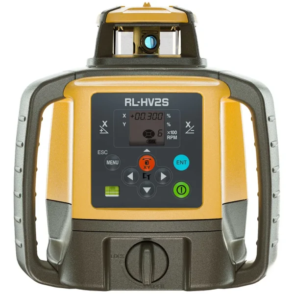 Topcon RL-HV2S-BL Self-Leveling Dual Grade Laser DB Kit – Powered by Alkaline Batteries (1051612-BL) LASER ONLY