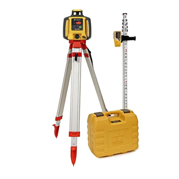 Topcon RL-H4C-Kit Self-Leveling Laser DB Kit with LS-80L Receiver TENTHS-ROD and Tripod – 313980752-1