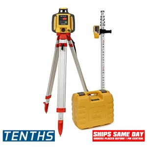 Topcon RL-H4C-Kit Self-Leveling Laser DB Kit with LS-80L Receiver TENTHS-ROD and Tripod – 313980752-1 - view 4