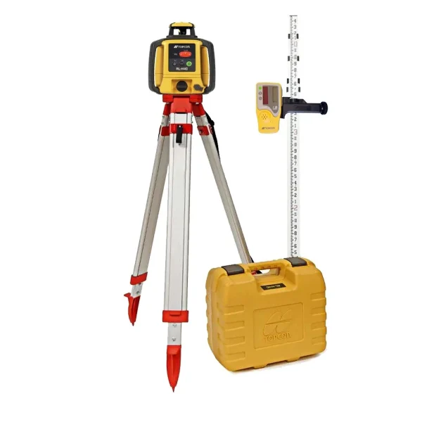 Topcon RL-H4C-KIT Self-Leveling Laser DB Kit with LS-80L Receiver INCHES-Rod and Tripod – 313980752-2