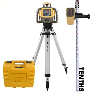 Topcon RL-H5A Self-Leveling Laser PS.DB2 Kit with LS-80L Receiver, Measuring Rod 10ths and Tripod –  - view 2