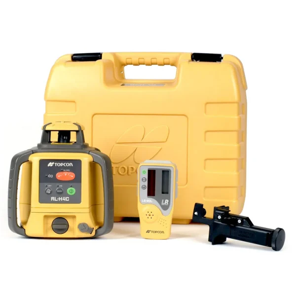 Topcon RL-H5A Self-Leveling Laser PS.DB Kit with LS-80L Receiver – 1021200-07 (uses Alkaline Batteries)