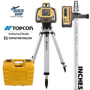 RL-H5A Self-Leveling Laser PS.DB Kit with LS-100D Receiver, Grade Rod INCHES and Tripod – 1021200-17-K2