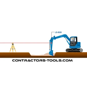 RL-H5A Self-Leveling Laser Kit with LS-B20 Multi-Use Receiver with Rod Bracket and Magnetic Mount 1021200-LSB20 - view 2