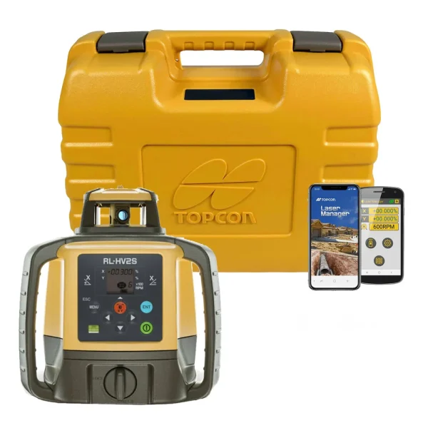 Topcon RL-HV2S-BCC Self-Leveling Dual Grade Laser RB Kit with No Receiver, No Case – 1051612-BCC