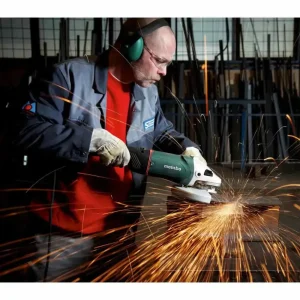Metabo 7″ Angle Grinder with Dust Control Shroud - view 3