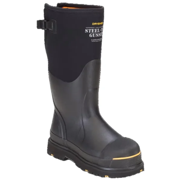 Dryshod Steel-Toe Adjustable Gusset Work Boots