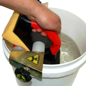 Wringmaster Replacement Grout Sponges and Handle | Handle & Sponge - view 3