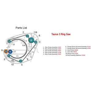 Gemini Taurus Replacement Drive Belt - view 2