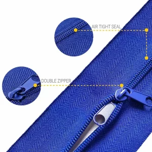 Zip-Up Cloth Peel & Stick Zippers – 2 PK - view 2
