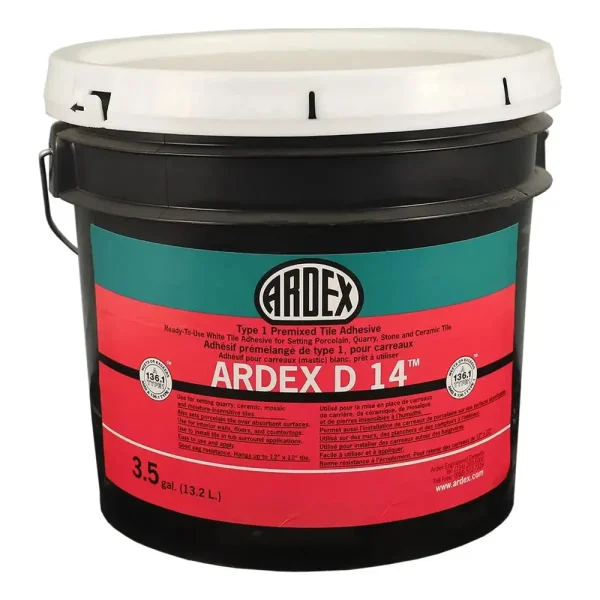 D14 Ardex Type 1 Premixed Tile Adhesive Mastic | 1 Gallon